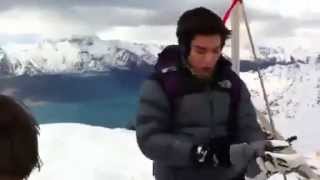 T.O.P eats snow (ENG SUB) - 빅뱅 뉴질랜드 노스페이스 (승리님의미투데이)