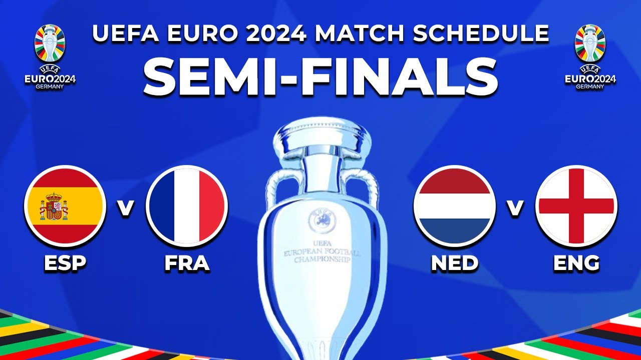 UEFA EURO 2024 SEMI FINAL FIXTURES | Match Schedule Semi Final UEFA ...