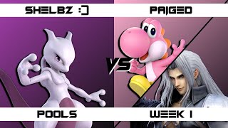 StF S4 Week 1 - shelbz :) (MewTwo) Vs. paiged (Yoshi, Sephiroth) Smash Ultimate Tournament