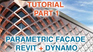 Complex parametric façade tutorial part 1 - Revit tutorial