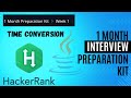 Time Conversion | Hackerrank Solution In Java | Week 1 | Interview Kit | Problem Solving( Basic)
