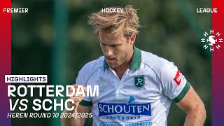 Rotterdam - SCHC 🏑 Tulp Hoofdklasse Heren ‘24/’25 RONDE 10 | Samenvatting