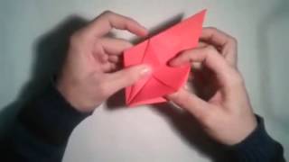 Origami How to make an easy origami flower origami Tutorial