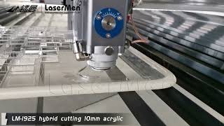 [LaserMen] Large size 1900*2500mm CO2 hybrid laser cutter for steel and nonmetal cutting #co2laser