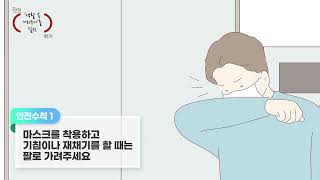 코로나19 감염예방을 위한 승강기 안전수칙😷