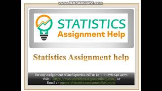 Statistics Assignment help