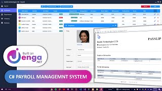 C# Tutorial- Payroll Management Software complete Source-code - MySQL, SQL Server, Oracle, Postgres