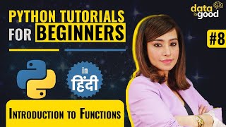 Python Tutorial for Beginners | Python Functions in hindi | Learn How to use Functions in Python