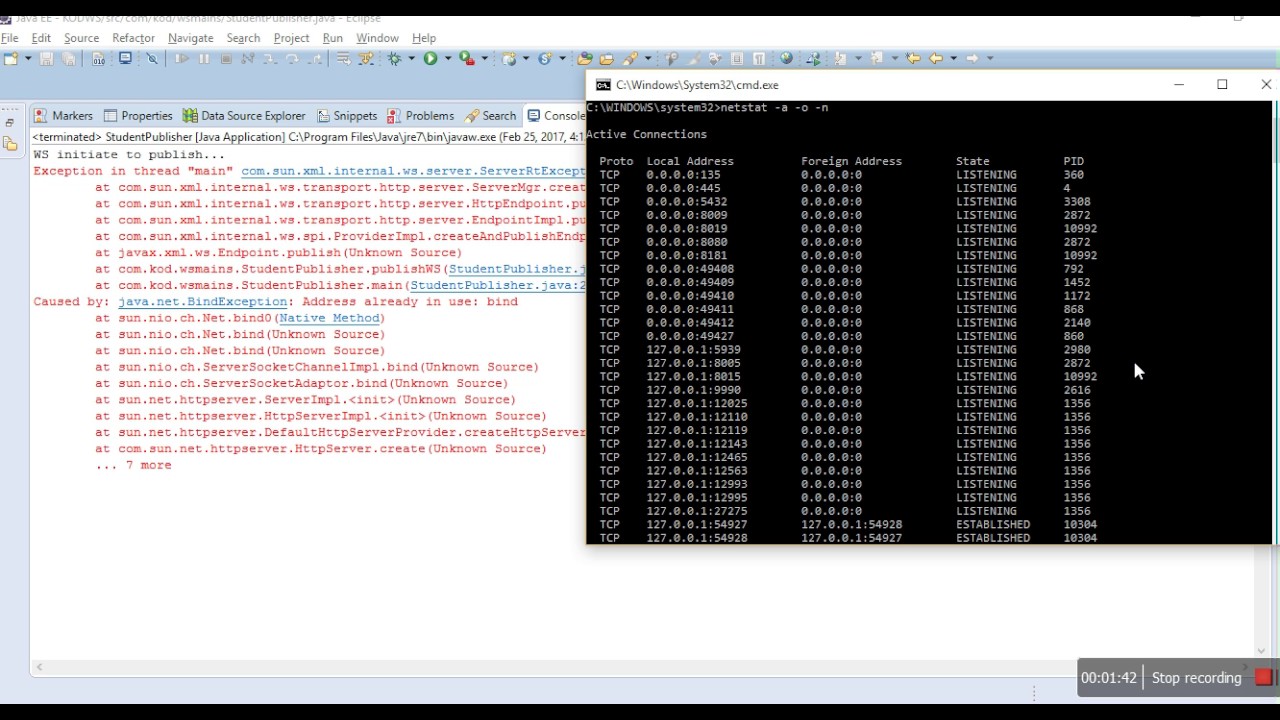 Java.net.BindException: Address Already In Use, JVM Already In Use ...