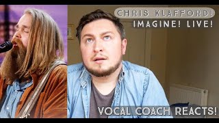 Vocal Coach Reacts! Chris Klafford! Imagine! Live!