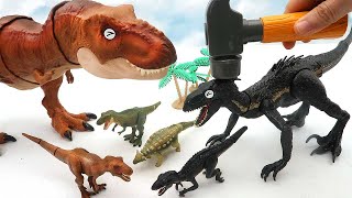 Dinosaur Magic Hammer - Transformer Small Dinosaur Fun Video 공룡 마법 망치 변신
