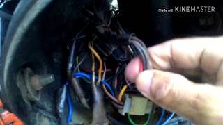 how to change headlight connection from engine to battery