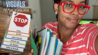 VISUALS FOR SPECIAL EDUCATION | SPECIAL EDUCATION MATERIALS TO USE | TEACHING WITH C’AIRA