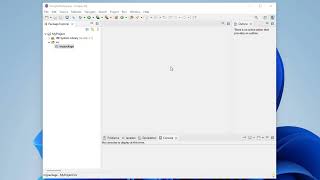 Creating a Java Program in a New Package with Eclipse