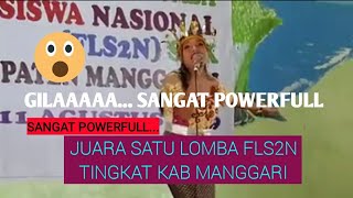 NGKIONG BY ELA SMK SADAR WISATA || JUARA 1 LOMBA FLS2N KAB MANGGARAI NTT.