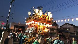 潮来祇園祭禮 令和元年 楽日 八丁目 のの字