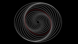 How Galaxy Spirals Actually Rotate? Density Wave Theory Animation | Desmos Art