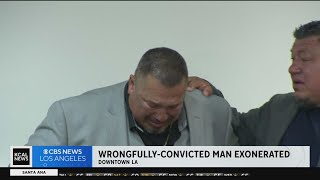 Man wrongfully convicted is exonerated after serving a 33-year prison sentence