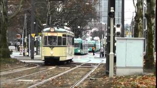 VGF Linie 17, Eröffnungsfahrten mit Historischen Fahrzeugen | Straßenbahn Frankfurt #04