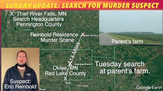SUNDAY UPDATE: Search For NW Minnesota Murder Suspect Eric Reinbold