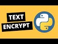 bulid text encrypt software in python tkinter tutorial
