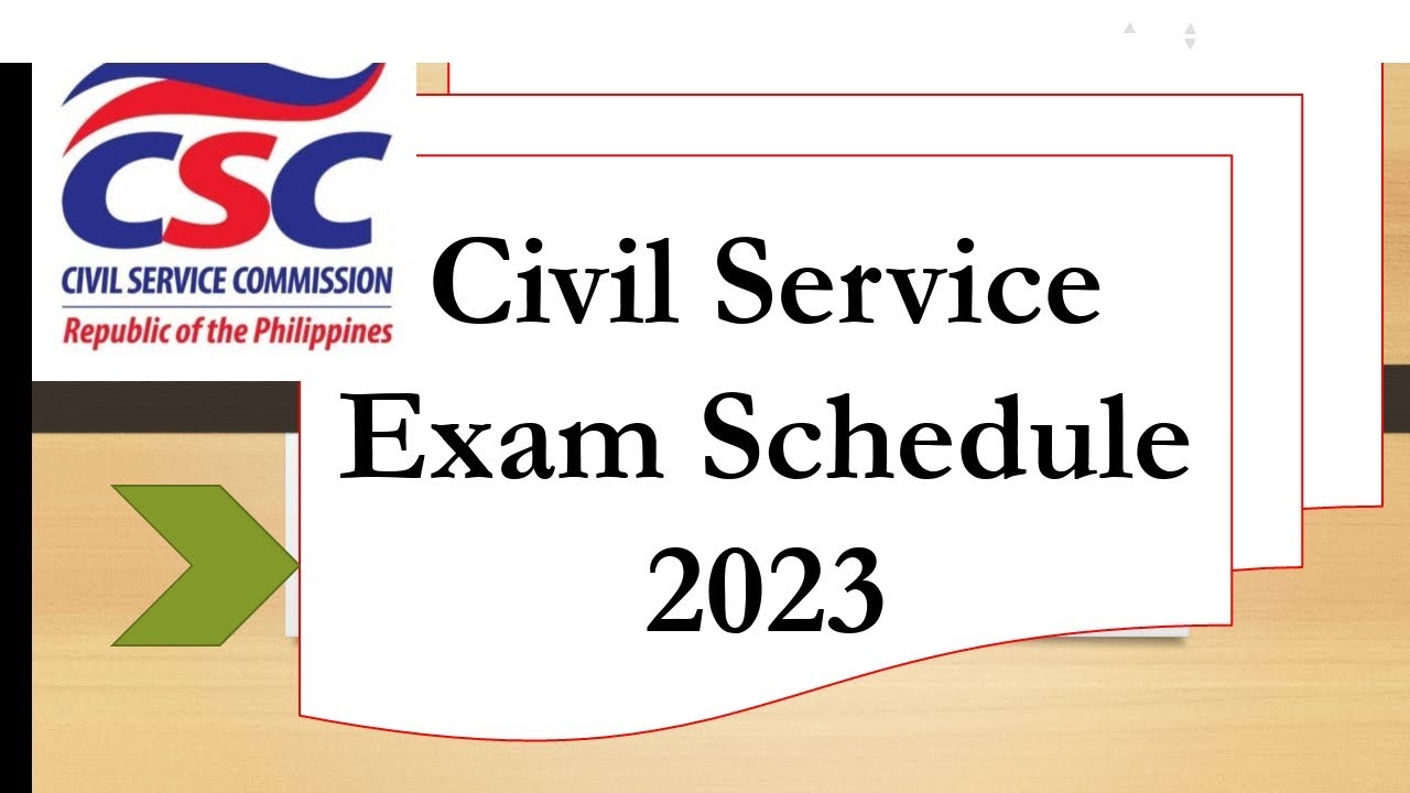Civil Service Exam Schedule 2026 Philippines