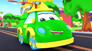 Wheels on the Fire Truck - Fire Truck Song + More Vehicle Rhymes for Kids