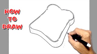 How to Draw Slice of Bread