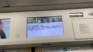 電車LCD(液晶ディスプレイ) 山手線　品川駅から田町駅