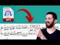 How to Instantly Convert an mp3 Audio File into Sheet Music for Free! AnthemScore and MuseScore!