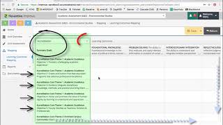 Gonzaga Academic Assessment: GOAL MAPPING in Nuventive Improve (TracDat)