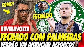 FECHADO! PALMEIRAS ACERTA com ANDREAS e NETO fica PERPLEXO! \