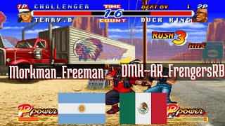 FT5 @rbff2h: Morkman_Freeman (AR) vs DMK~AR_FrengersRB (MX) [Real Bout FF 2 rbff2 Fightcade] Aug 30