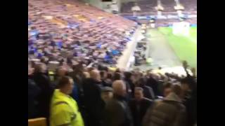 West Brom Fans Singing While 3-0 Down Away At Everton