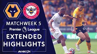 Wolves v. Brentford | PREMIER LEAGUE HIGHLIGHTS | 9/18/2021 | NBC Sports