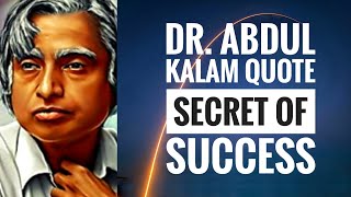 Motivational Quotes of Dr. APJ Abdul Kalam | Secret of Success | WhatsApp Status | #Shorts