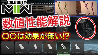 【MW2】99％知らない！リアグリップ性能紹介！エイム速度変化・反動制御率などなど