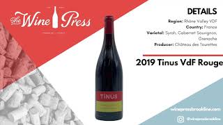 First Glass Weekly Wine Tasting - Tinus VdP Rouge