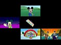 8 mickey mouse clubhouse hot dog songs on one screen at the same time