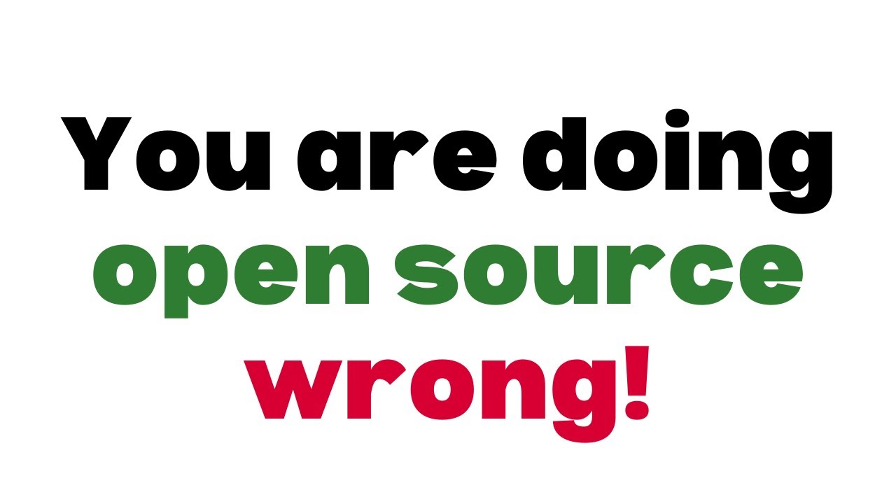 How To Contribute To Open Source Youtube