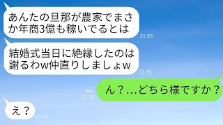 農家に嫁いだ私を見下して、親族全員で結婚式の日に参加を拒否した母親「田舎者なんて家族の縁を切るわw」→私たちの農家の年商を知った時のひどい母の反応がwww