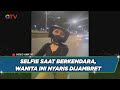 Nekat Selife saat Kendarai Motor, Wanita Ini Hampir Kena Jambret di Sudirman