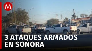 Crimen azota a Sonora: Ataques armados dejan 3 muertos; van 11 en 4 días