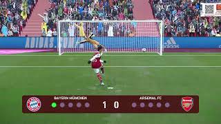 Longest Penalty Shootout | Bayern Munich vs Arsenal | PES23 PC Gameplay #bayern