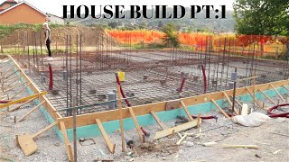 Finally! I started building my own house. Pt1- foundations and concrete slab