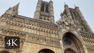 4K UHD | Lincoln - United Kingdom | Walking around the city POV