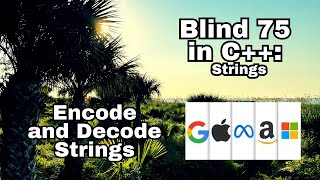 Leetcode Blind 75 C++: Encode and Decode Strings