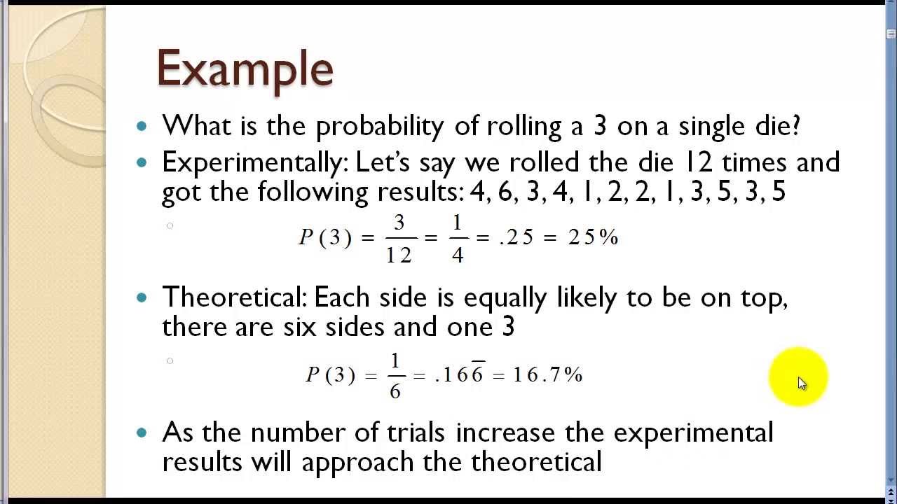 Basic Probability Tutorial - YouTube