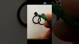 engagement ring mehndi design || beautifull and simple 💍 design #mehndi #viral #engegmentmehndi #art