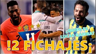 ¡LIGA PRESENTO 2 JUGADORES NUEVOS¡ - ¿QUIEN ES LUCAS GAMBA? .